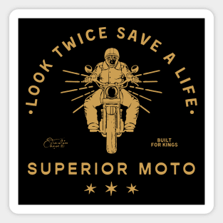 Look Twice Superior Moto Magnet